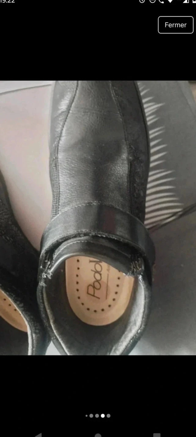 Sapatos pretos brilhantes Podowell P41 – photo 6